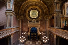 Interior of the Spanish Synagogue, Prague - Czech Republic royalty free stock image Interior of the Spanish Synagogue, Prague - Czech Republic royalty free stock image