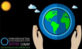 International Day for the Preservation of the Ozone Layer vector illustration International Day for the Preservation of the Ozone Layer vector illustration