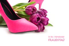International Women's Day 8 March german text Internationaler Fr royalty free stock images International Women's Day 8 March german text Internationaler Fr royalty free stock images