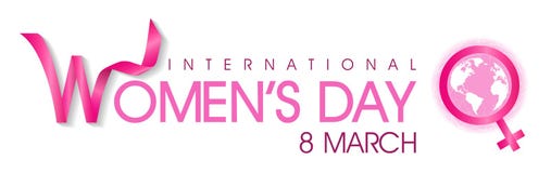 Internationale vrouwen` s dag op 8 Maart Achtergrond stock illustratie Internationale vrouwen` s dag op 8 Maart Achtergrond stock illustratie