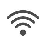 Internet standart wifi icon on white background royalty free illustration Internet standart wifi icon on white background royalty free illustration