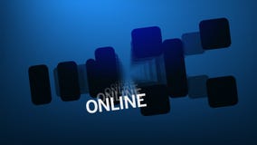 Internetowi technologii słowa (HD pętla) ilustracji Internetowi technologii słowa (HD pętla) ilustracji