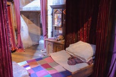 Interno della camera da letto del ` s dello studente letto del ` s ... Camera da letto harry potter