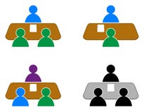 Interview illustration libre de droits Interview illustration libre de droits