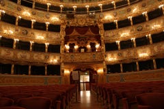 Intérieur de théâtre de Fenice de La image libre de droits Intérieur de théâtre de Fenice de La image libre de droits