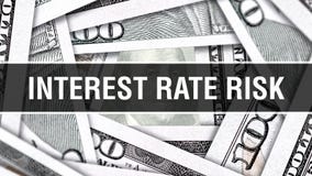 Intérêt Rate Risk Closeup Concept Dollars américains d'argent d'argent liquide, rendu 3D Intérêt Rate Risk au billet de banque du illustration libre de droits Intérêt Rate Risk Closeup Concept Dollars américains d'argent d'argent liquide, rendu 3D Intérêt Rate Risk au billet de banque du illustration libre de droits