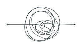 Invecklad tänkande processlinje symbolsdesign vektor illustrationer Invecklad tänkande processlinje symbolsdesign vektor illustrationer