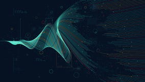 Investissement numérique et de grande visualisation de données d'analytics futuriste d'affaires et concept de croissance écono illustration stock Investissement numérique et de grande visualisation de données d'analytics futuriste d'affaires et concept de croissance écono illustration stock