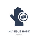 Invisible hand icon. Trendy flat vector Invisible hand icon on w vector illustration Invisible hand icon. Trendy flat vector Invisible hand icon on w vector illustration