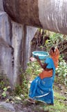 Inzamelingsdalingen, watercrisis in Bhopal, India royalty-vrije stock afbeelding Inzamelingsdalingen, watercrisis in Bhopal, India royalty-vrije stock afbeelding