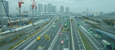Iot machine learning with speed car and object recognition which use artificial intelligence to measurements ,analytic and identic Royalty Free Illustration Iot machine learning with speed car and object recognition which use artificial intelligence to measurements ,analytic and identic Royalty Free Illustration