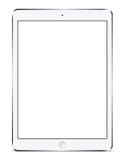 IPad-Luftweiß stock abbildung IPad-Luftweiß stock abbildung