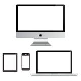 Iphone del ipad del mackintosh del Apple royalty illustrazione gratis Iphone del ipad del mackintosh del Apple royalty illustrazione gratis