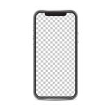 IPhone mockup screen png can be used to identify your needs isolated on background.