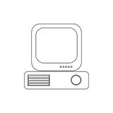IPTV vector icon. Element of media for mobile concept and web apps illustration. Thin line icon for website design and development vector illustration IPTV vector icon. Element of media for mobile concept and web apps illustration. Thin line icon for website design and development vector illustration
