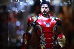 IRONMAN πρότυπη 1/4 κλίμακα αριθμού στην επίδειξη στοκ εικόνες με δικαίωμα ελεύθερης χρήσης IRONMAN πρότυπη 1/4 κλίμακα αριθμού στην επίδειξη στοκ εικόνες με δικαίωμα ελεύθερης χρήσης