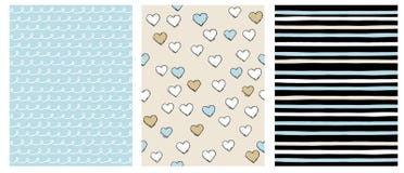 Irrgeular Geometrische Vectorpatronen met Harten, Strepen en Lijnen met Lijnen Blauwe, Beige en Zwarte Achtergrond vector illustratie Irrgeular Geometrische Vectorpatronen met Harten, Strepen en Lijnen met Lijnen Blauwe, Beige en Zwarte Achtergrond vector illustratie