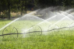 Irrigation Wheel Line Sprinkler Agricultural Equipment Stock Image Irrigation Wheel Line Sprinkler Agricultural Equipment Stock Image