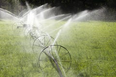 Irrigation Wheel Line Sprinkler Agricultural Equipment Stock Images Irrigation Wheel Line Sprinkler Agricultural Equipment Stock Images