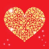 Iskrzasty serce z wiele małymi sercami inside Element dla projekta dzień ilustracyjny valentines wektor pocałunek miłości człowie Obrazy Stock Iskrzasty serce z wiele małymi sercami inside Element dla projekta dzień ilustracyjny valentines wektor pocałunek miłości człowie Obrazy Stock
