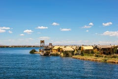 Isla de los Uros на озере Titikaka стоковые изображения Isla de los Uros на озере Titikaka стоковые изображения