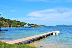 Isla roatan de la bahía de Elena del santo imagen de archivo Isla roatan de la bahía de Elena del santo imagen de archivo
