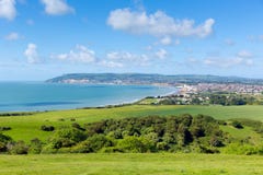 Isle Of Wight View To Shanklin And Sandown Stock Photography Isle Of Wight View To Shanklin And Sandown Stock Photography