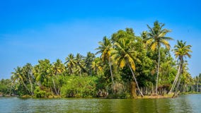 Isola di Poovar, Kerala, India immagine stock libera da diritti Isola di Poovar, Kerala, India immagine stock libera da diritti