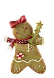 Isolated Gingerbread Ornament White Background Stock Photography Isolated Gingerbread Ornament White Background Stock Photography