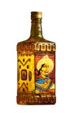Isolated tequila bottle