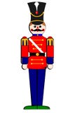 Isolated Toy Wooden Soldier Stock Photo
