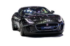 Isolated in white background of Jaguar F-TYPE car model 2018 . D stock images Isolated in white background of Jaguar F-TYPE car model 2018 . D stock images