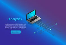 Isometric modern computers technology and networking concept. Web cloud technology business. Internet data services vector illustration Isometric modern computers technology and networking concept. Web cloud technology business. Internet data services vector illustration