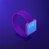 Smart watch software. Isometric vector 3d illustration. Stock Photos Smart watch software. Isometric vector 3d illustration. Stock Photos