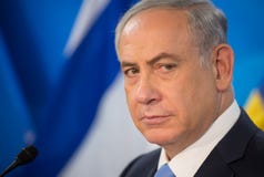 Israelischer Premierminister Benjamin Netanyahu Lizenzfreies Stockbild