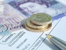 Istruzione BRITANNICA di banca e di valuta immagini stock libere da diritti Istruzione BRITANNICA di banca e di valuta immagini stock libere da diritti