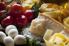 Italian Pasta Ingredients royalty free stock photo Italian Pasta Ingredients royalty free stock photo
