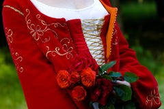 Italian Renaissance Dress Stock Image