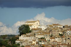 Italian village of Anguillara Sabazia royalty free stock image Italian village of Anguillara Sabazia royalty free stock image