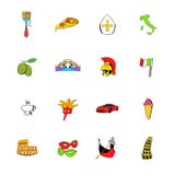 Italy set icons set cartoon royalty free illustration Italy set icons set cartoon royalty free illustration