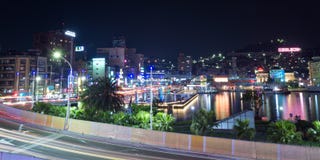 It’s harbour night Keelung in Taiwan stock images It’s harbour night Keelung in Taiwan stock images