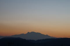 Iztaccihuatl, la donna addormentata all'alba immagini stock Iztaccihuatl, la donna addormentata all'alba immagini stock