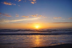 Jacksonville Beach Sun Rise Royalty Free Stock Photos Jacksonville Beach Sun Rise Royalty Free Stock Photos