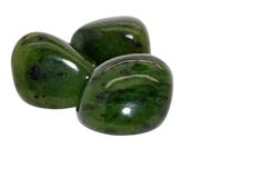 Jade gemstone. Set of a beautiful tumbled Jade semiprecious stones isolated on white stock photos Jade gemstone. Set of a beautiful tumbled Jade semiprecious stones isolated on white stock photos