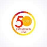 50 Jahre alte Kreislogo vektor abbildung 50 Jahre alte Kreislogo vektor abbildung