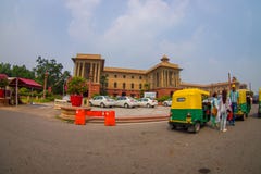 Jaipur, la India - 26 de septiembre de 2017: El edificio hermoso del gobierno de Rashtrapati Bhavan es el hogar oficial del foto de archivo Jaipur, la India - 26 de septiembre de 2017: El edificio hermoso del gobierno de Rashtrapati Bhavan es el hogar oficial del foto de archivo