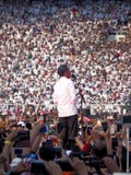 Candidates for President Joko Widodo campaign in front of hundreds of thousands of supporters at GBK Senayan. royalty free stock images Candidates for President Joko Widodo campaign in front of hundreds of thousands of supporters at GBK Senayan. royalty free stock images