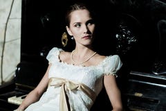 jako panna młoda ubierająca kobieta obraz stock jako panna młoda ubierająca kobieta obraz stock