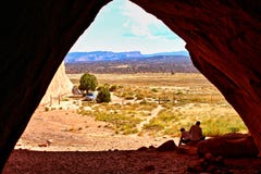 Jama w Utah Blisko Moab fotografia stock Jama w Utah Blisko Moab fotografia stock