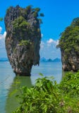 James Bond Island on Phang Nga bay, Thailand royalty free stock images James Bond Island on Phang Nga bay, Thailand royalty free stock images